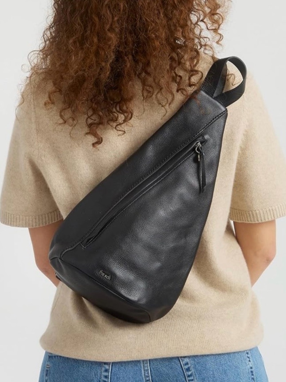 The Sak Chocolate Brown Leather Crossbody Bag